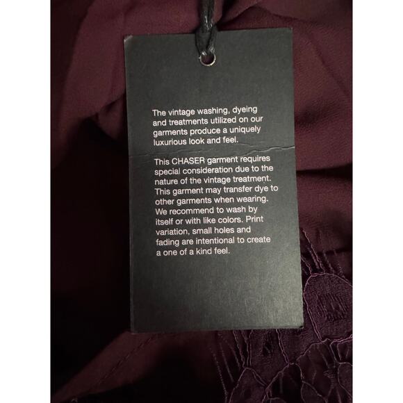 Chaser Lace Off Shoulder Bell Sleeve Top Sz M Romantic Boho Peasant Poet Blouse - Picture 9 of 9